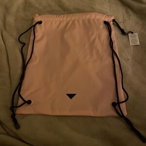 Woman’s Prada Draw String Bag. Size Large. Brand New. Color Pink And Black